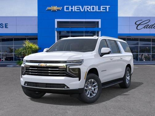 Summit White 2026 Chevrolet Suburban LT