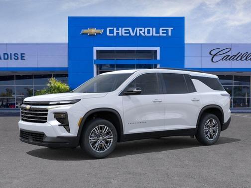 Polar White Tricoat 2026 Chevrolet Traverse LT