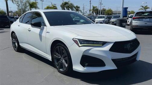 Platinum White Pearl 2022 Acura TLX A-Spec