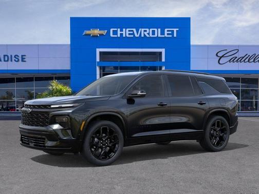 Black 2026 Chevrolet Traverse RS