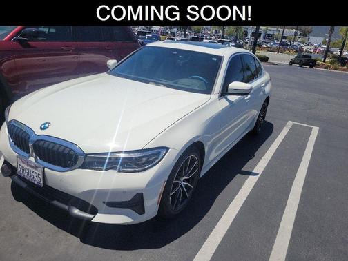 White 2019 BMW 330 330i