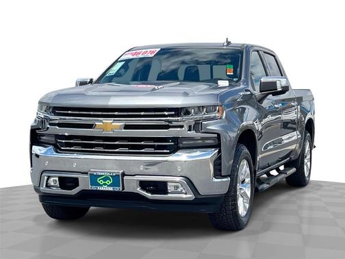 Satin Steel Metallic 2021 Chevrolet Silverado 1500 LTZ