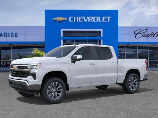Summit White 2026 Chevrolet Silverado 1500 LT