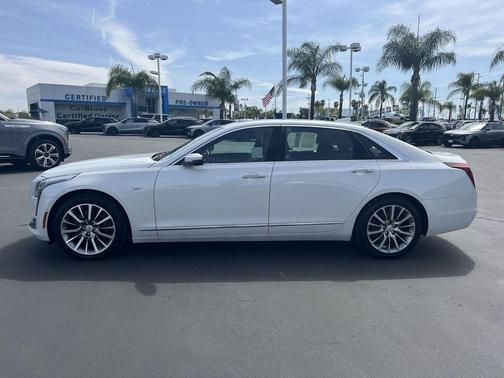 Crystal White Tricoat 2018 Cadillac CT6 3.6L Luxury