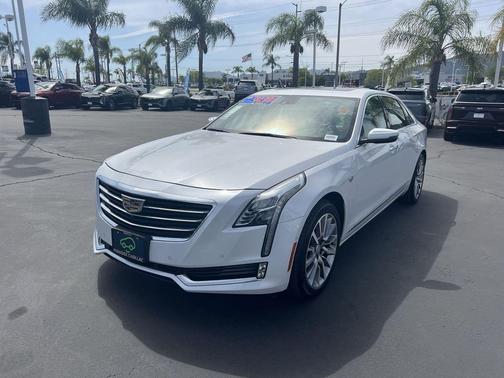 Crystal White Tricoat 2018 Cadillac CT6 3.6L Luxury