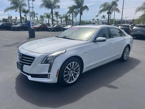 Crystal White Tricoat 2018 Cadillac CT6 3.6L Luxury
