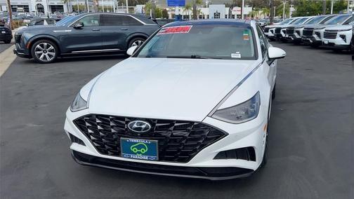 Quartz White 2022 Hyundai SONATA Limited
