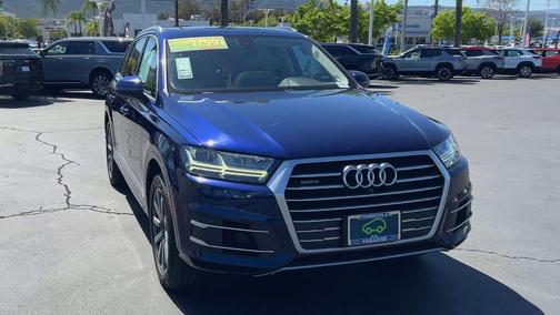 Blue Metallic 2019 Audi Q7 55 Premium Plus