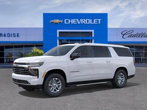 Summit White 2026 Chevrolet Suburban LT