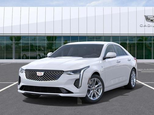 Summit White 2026 Cadillac CT4 Luxury RWD
