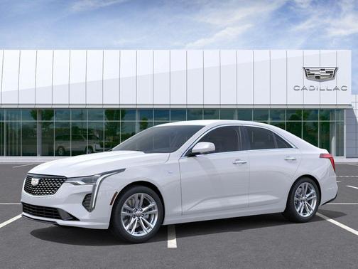 Summit White 2026 Cadillac CT4 Luxury RWD