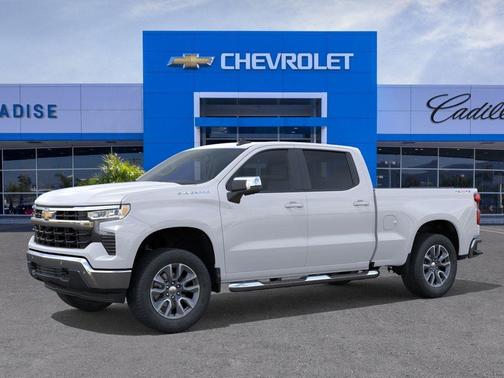 Summit White 2026 Chevrolet Silverado 1500 LT