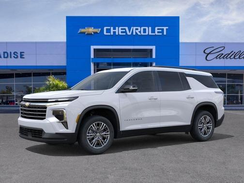 Summit White 2026 Chevrolet Traverse LT