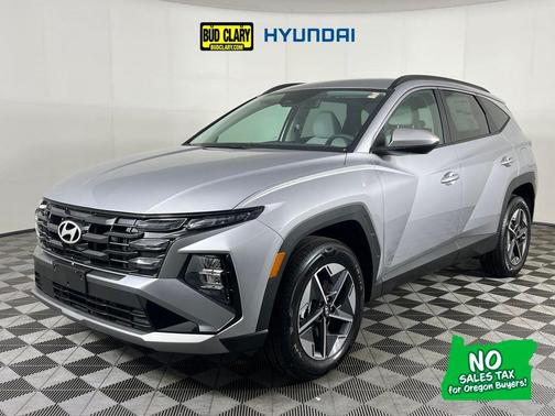 Shimmering Silver 2026 Hyundai TUCSON Hybrid SEL