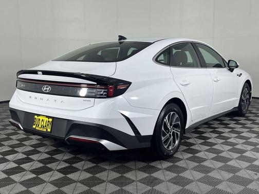 Serenity White 2026 Hyundai SONATA Hybrid Base