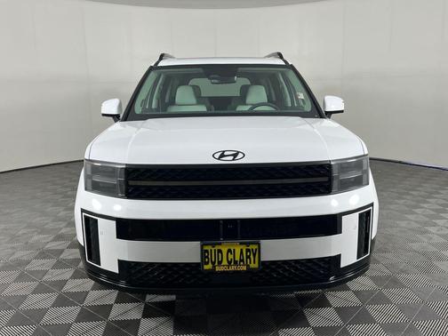 Serenity White 2026 Hyundai SANTA FE HEV Calligraphy