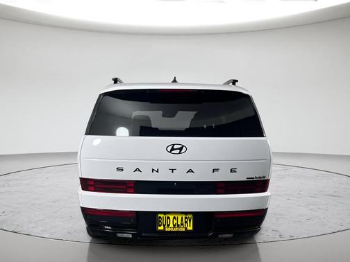 Serenity White 2026 Hyundai SANTA FE HEV Calligraphy