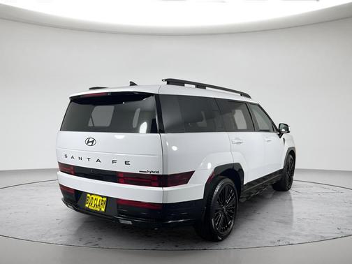 Serenity White 2026 Hyundai SANTA FE HEV Calligraphy