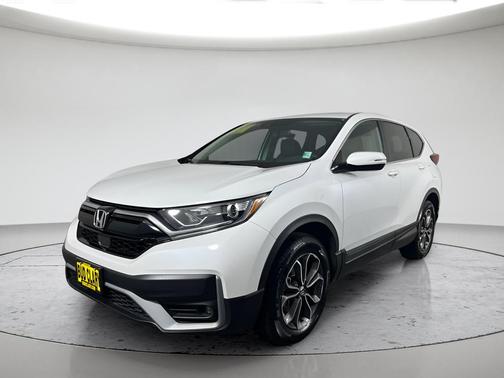 Platinum White Pearl 2021 Honda CR-V AWD EX-L
