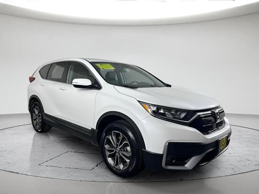 Platinum White Pearl 2021 Honda CR-V AWD EX-L