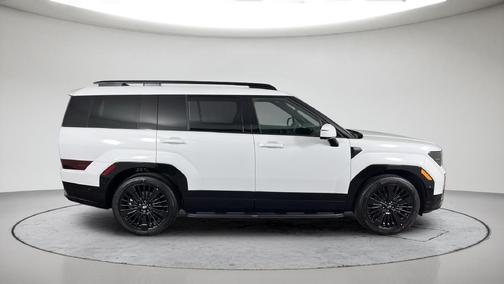 Serenity White 2027 Hyundai SANTA FE HEV Calligraphy
