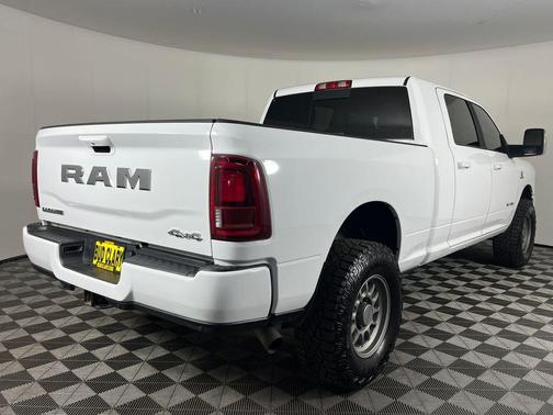 Bright White Clearcoat 2025 RAM 2500 Laramie Mega Cab 4x4 6'4' Box