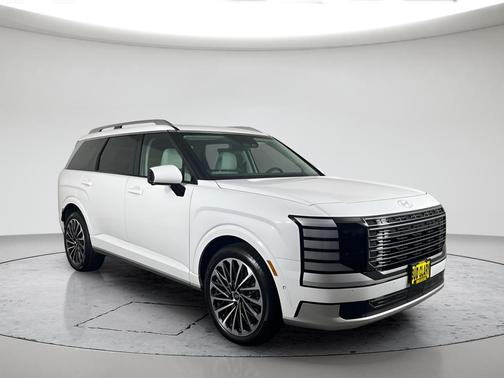 Creamy White Pearl 2026 Hyundai Palisade Hybrid Calligraphy