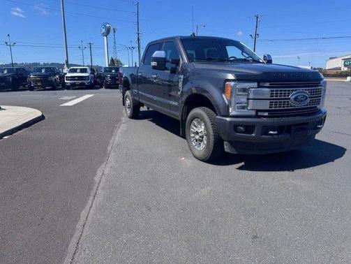 Gray 2019 Ford F-350 Platinum