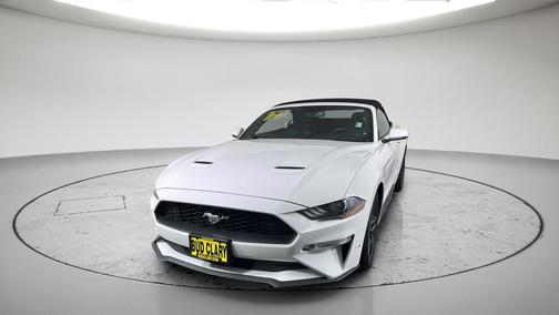White 2018 Ford Mustang EcoBoost Premium