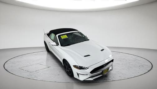 White 2018 Ford Mustang EcoBoost Premium