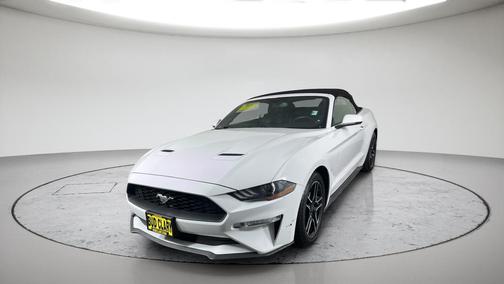 White 2018 Ford Mustang EcoBoost Premium