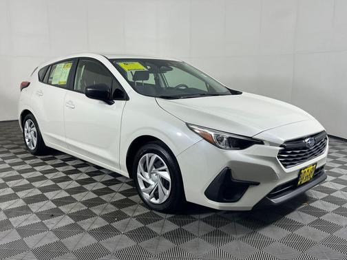 Crystal White Pearl 2024 Subaru Impreza Base