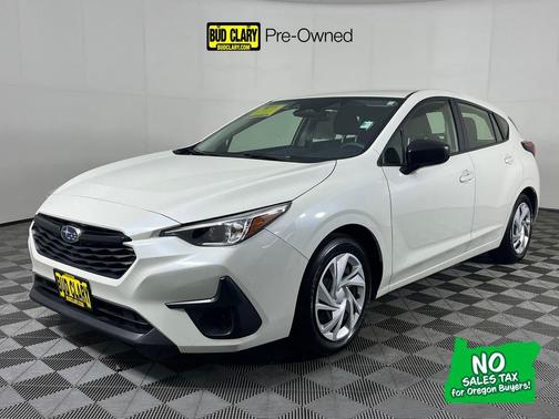 Crystal White Pearl 2024 Subaru Impreza Base