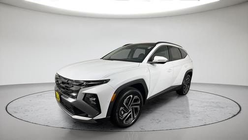 Creamy White Pearl 2026 Hyundai TUCSON Hybrid Limited