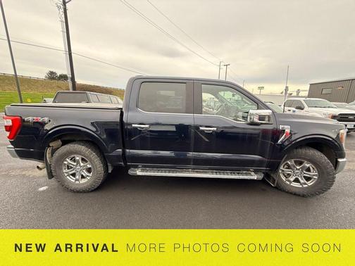 Blue 2021 Ford F-150 Lariat
