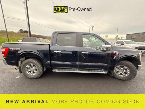 Blue 2021 Ford F-150 Lariat