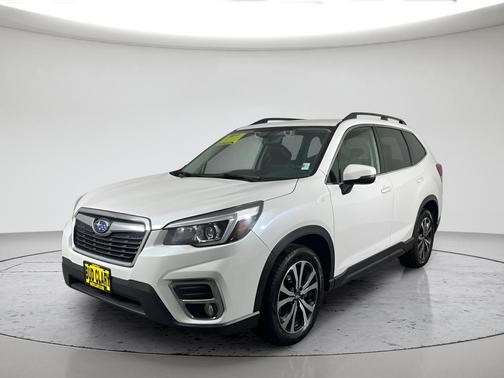 Crystal White Pearl 2020 Subaru Forester Limited