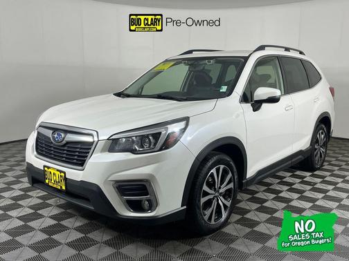 Crystal White Pearl 2020 Subaru Forester Limited