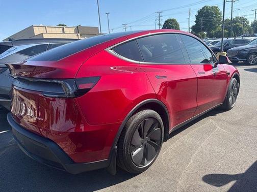 Red 2026 Tesla Model Y Long Range