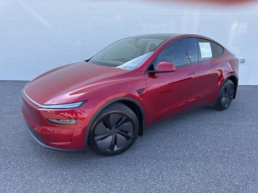 Red 2026 Tesla Model Y