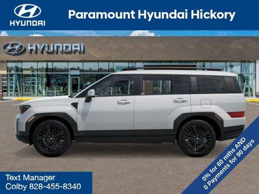White 2026 Hyundai SANTA FE HEV Calligraphy