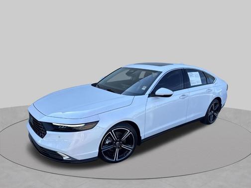 White 2026 Honda Accord Hybrid Touring
