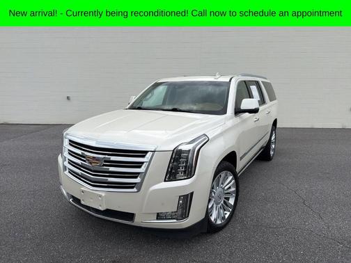 White Diamond Tri-Coat 2015 Cadillac Escalade ESV Platinum