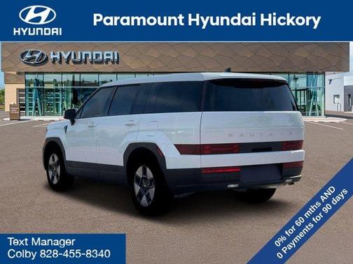 White 2026 Hyundai SANTA FE HEV SE