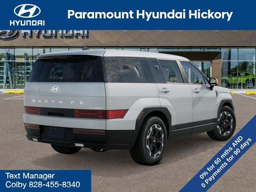 White 2026 Hyundai SANTA FE HEV SE