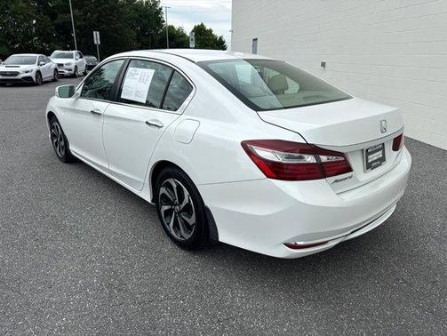 White 2017 Honda Accord EX-L