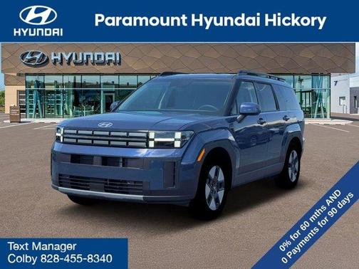 Atlantic Blue 2026 Hyundai SANTA FE HEV SEL