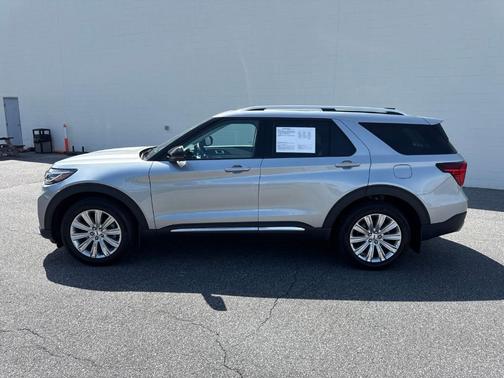 Iconic Silver 2025 Ford Explorer Platinum