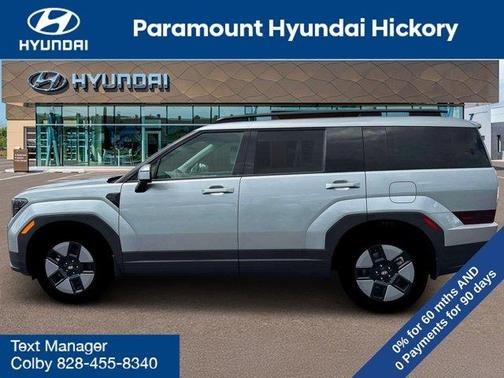 Shimmering Silver 2026 Hyundai SANTA FE HEV SEL