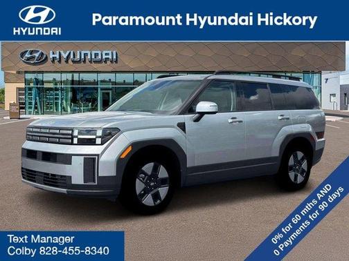 Shimmering Silver 2026 Hyundai SANTA FE HEV SEL